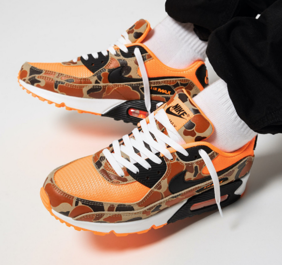 Giày Nike Air Max 90 ‘Duck Camo Orange’ CW4039-800 - Ảnh 3