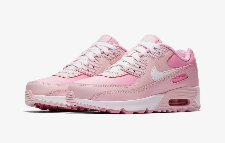 Alternative view of Giày Nike Air Max 90 GS 'Pink Foam' CV9648-600