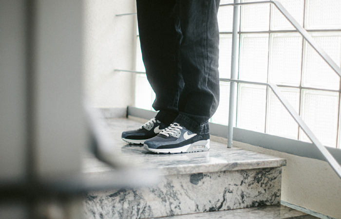 Giày Nike Air Max 90 Premium 'Off-Noir Particle Grey' DA1641-003 - Ảnh 3