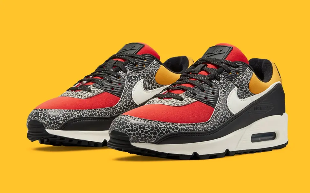 Alternative view of Giày Nike Air Max 90 SE 'Safari Chile Red Pollen' DC9446-001