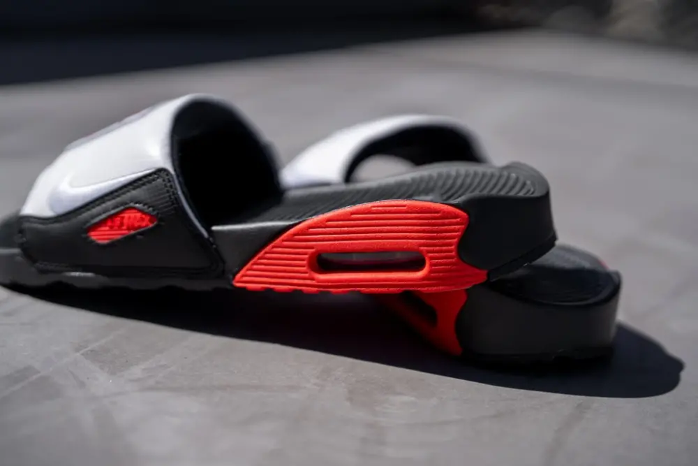 Dép Nike Air Max 90 Slide 'Black Chile Red' BQ4635-003 - Ảnh 5