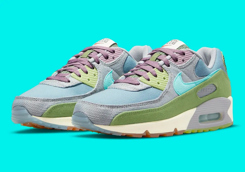 Alternative view of Giày Nike Wmns Air Max 90 Futura 'Blue' DM9922-103