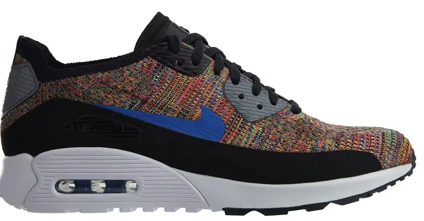 Giày Nike Air Max 90 Ultra 2.0 Flyknit 'Black Medium Blue Cool Grey' 881109-001