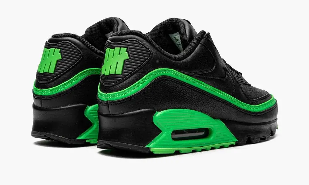 Giày Nike Undefeated x Air Max 90 'Black Green Spark' CJ7197-004 - Ảnh 3