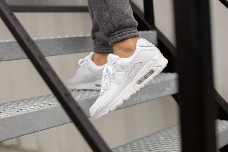 Giày Nike Air Max 90 Recraft 'Triple White' CN8490-100 - Ảnh 5