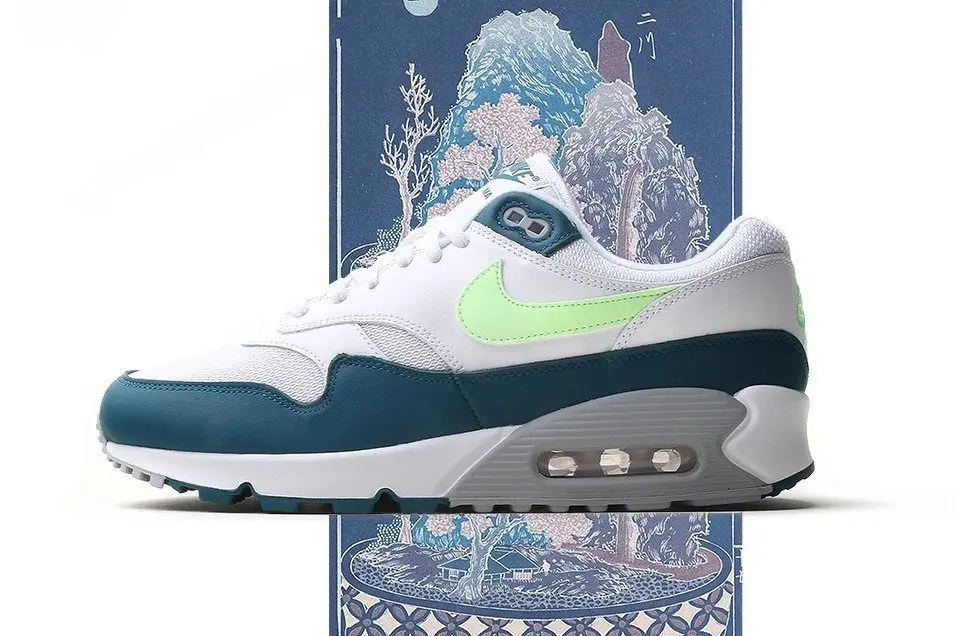 Giày Nike Air Max 90/1 'Laser Blue' AJ7695-103 - Ảnh 4
