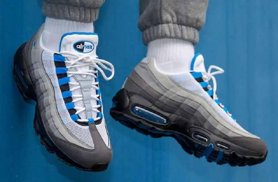 Alternative view of Giày Nike Air Max 95 OG 'Crystal Blue' AT8696-100