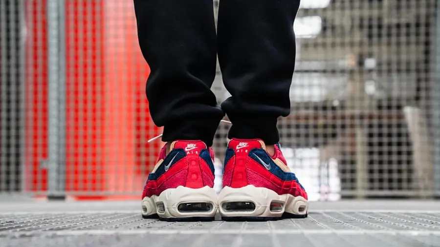 Giày Nike Air Max 95 Premium 'Red Crush' 538416-603 - Ảnh 3