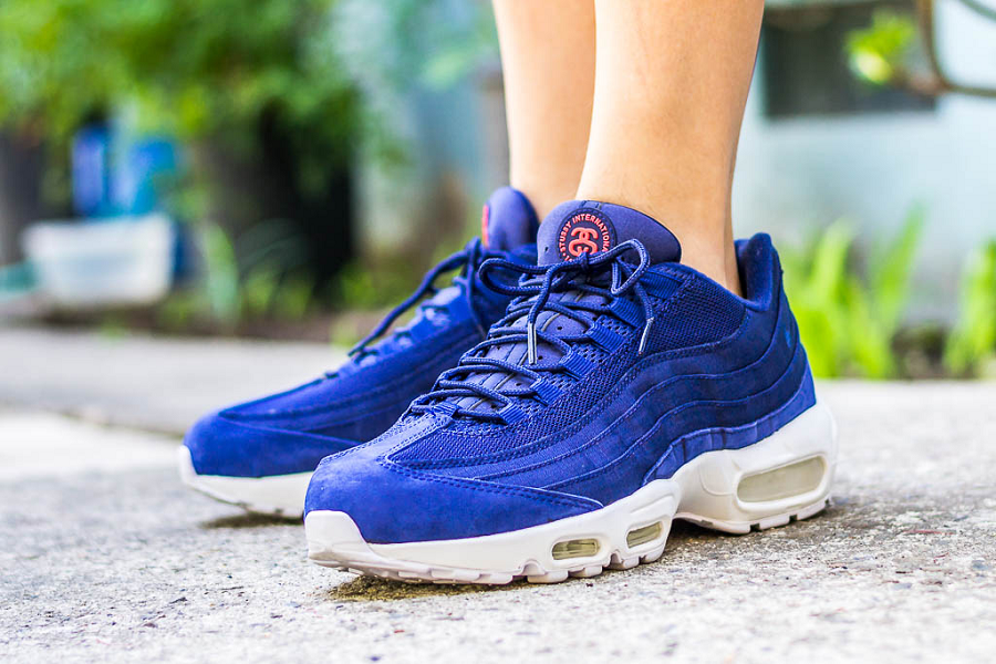 Giày Stussy x Nike Air Max 95 'Loyal Blue' 834668-441 - Ảnh 3