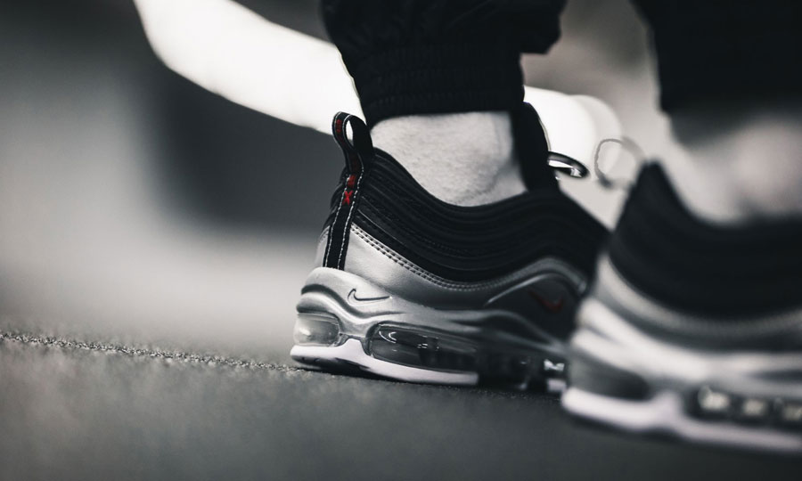 Giày Nike Air Max 97 QS 'B-Sides Metallic Silver' AT5458-001 - Ảnh 3