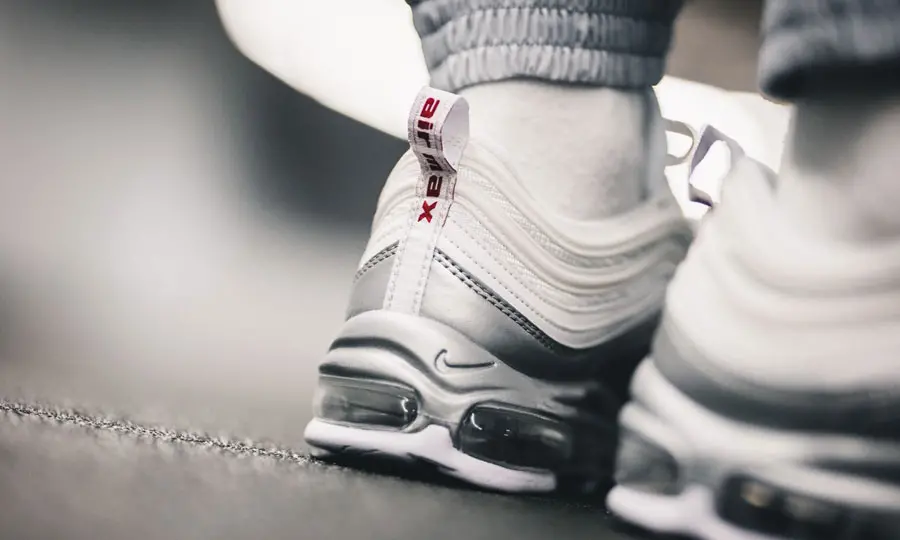 Alternative view of Giày Nike Air Max 97 QS 'B-Sides White Silver' AT5458-100