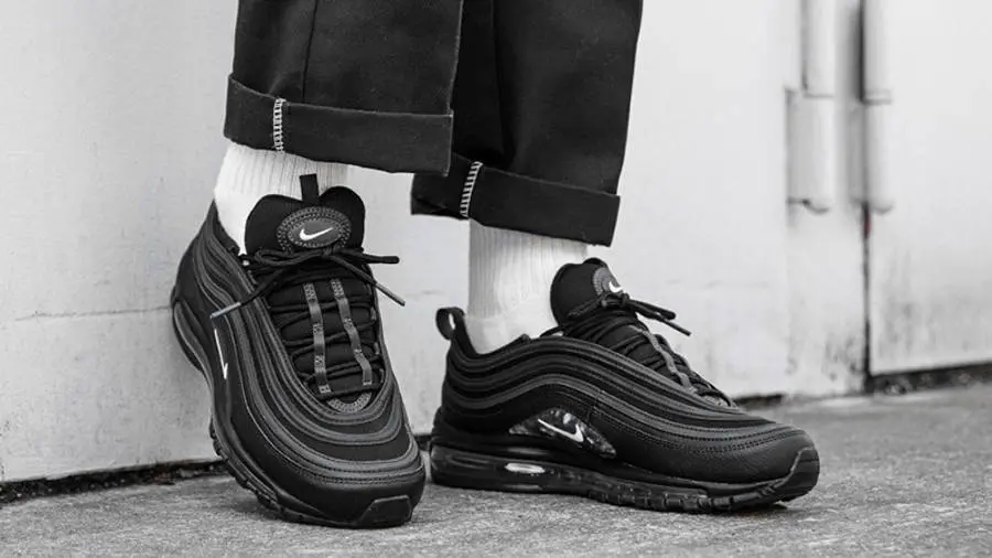 Giày Nike Air Max 97 'Black Terry Cloth' 921826-015 - Ảnh 4