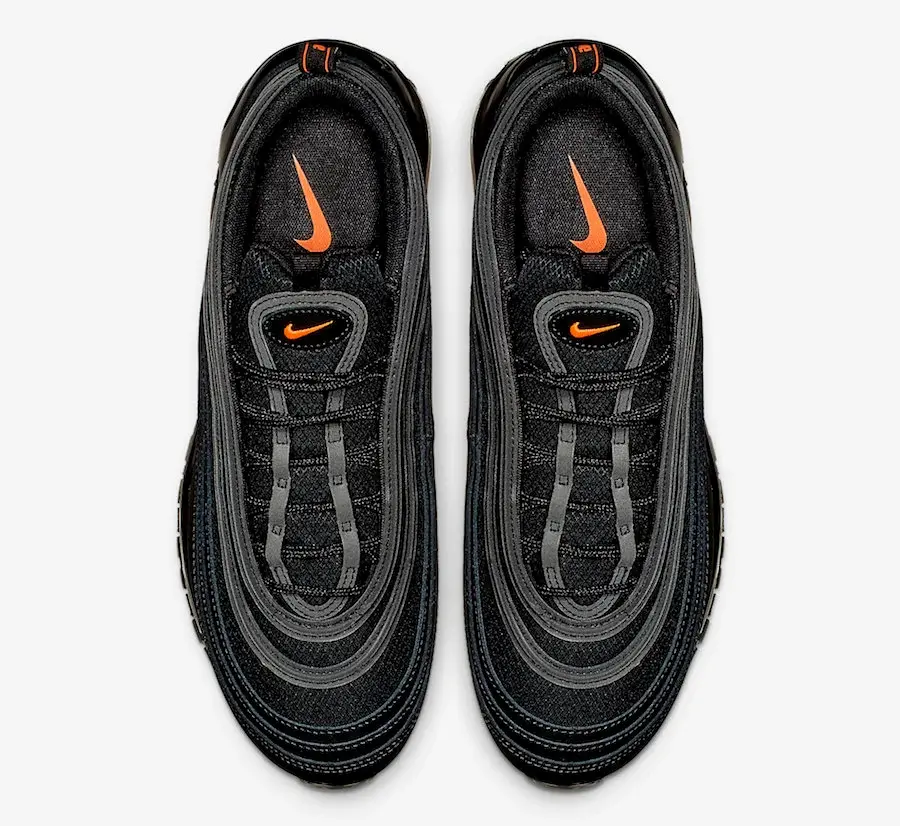 Alternative view of Giày Nike Air Max 97 'Black Hyper Crimson' CD1531-001