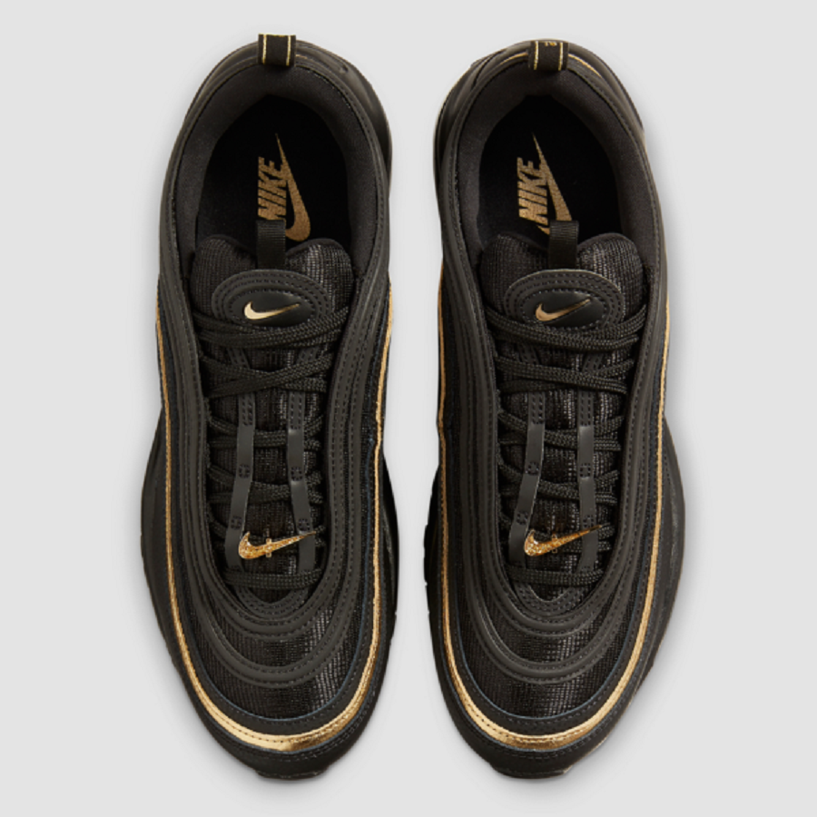 Giày Nike Air Max 97 CM 'Black Metallic Gold’ DC2190-001 - Ảnh 2
