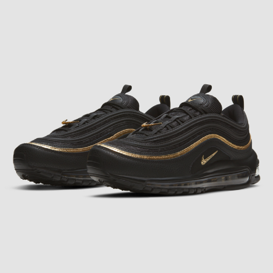 Giày Nike Air Max 97 CM 'Black Metallic Gold’ DC2190-001 - Ảnh 4