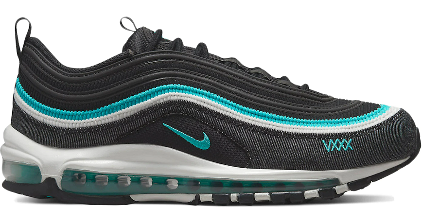 Giày Nike Air Max 97 'Black Sport Turquoise' DN1893-001