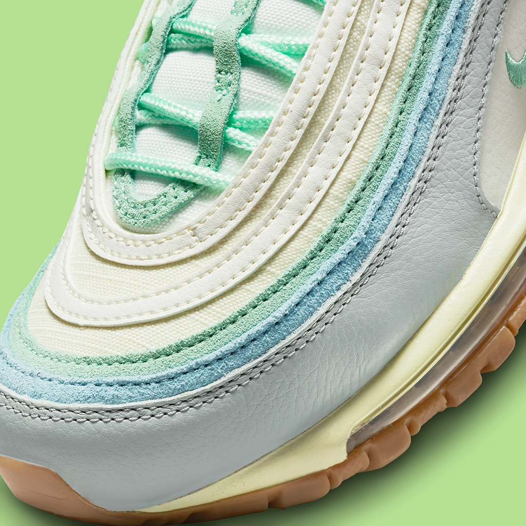 Giày Nike Air Max 97 'Enamel Green Sail Worn Blue' DX5766-131 - Ảnh 5