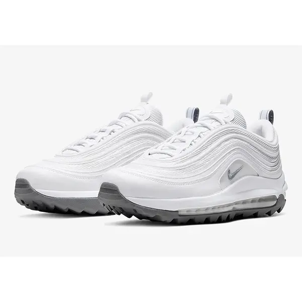 Alternative view of Giày Golf Nike Air Max 97 Golf 'White Grey' CI7538-100