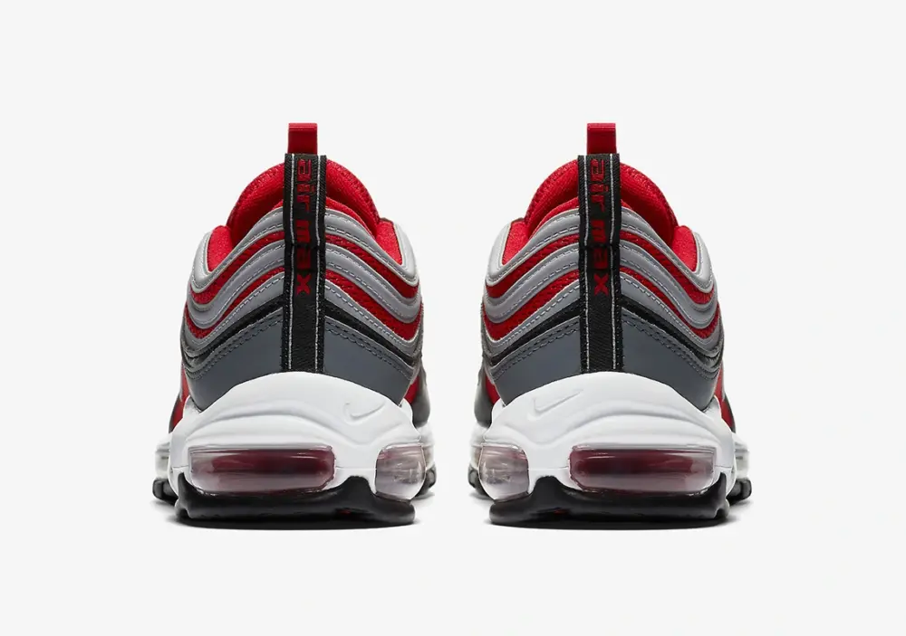 Alternative view of Giày Nike Air Max 97 'Red Grey' 921826-007