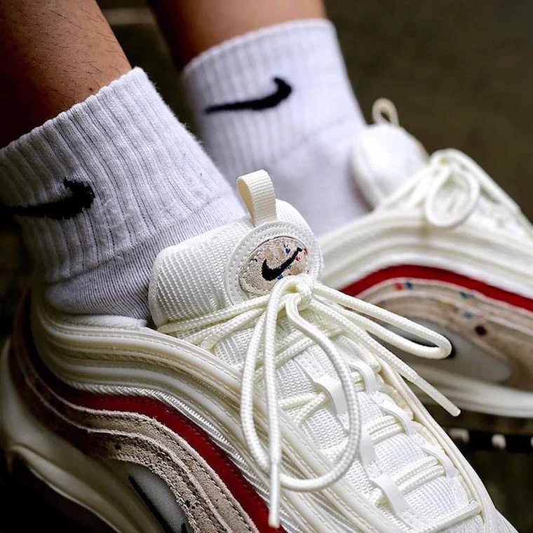 Giày Nike Air Max 97 'Paint Splatter' 312834-102 - Ảnh 4