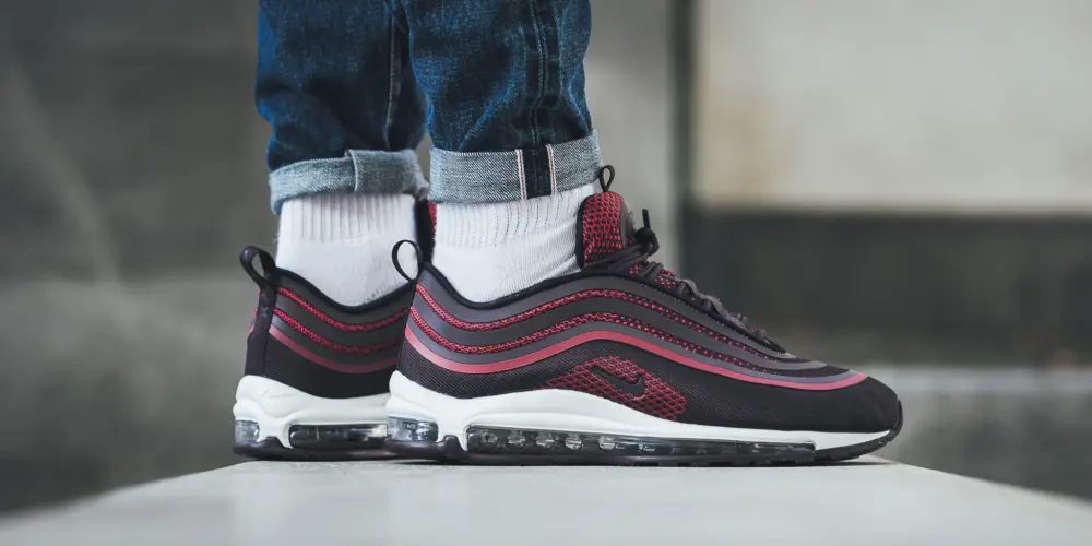 Giày Nike Air Max 97 QS GS 'Noble Red' BQ4429-600 - Ảnh 5
