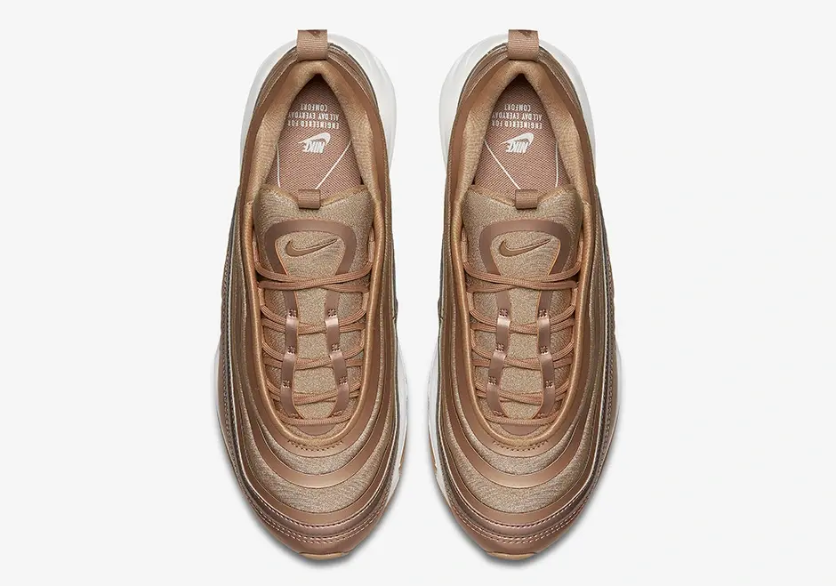 Alternative view of Giày Nike Air Max 97 Ultra 17 Metallic Bronze (W) 917704-902