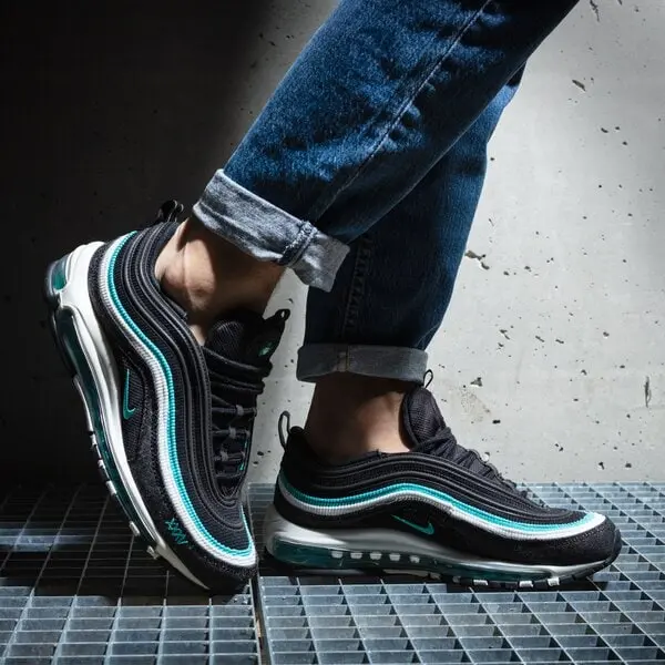 Giày Nike Air Max 97 'Black Sport Turquoise' DN1893-001 - Ảnh 4