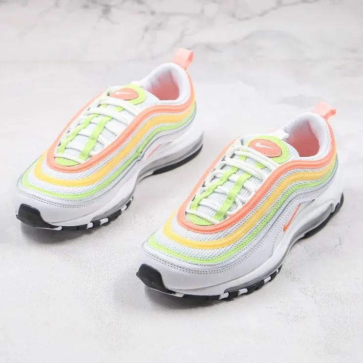 Alternative view of Giày Nike Wmns Air Max 97 Essential 'White Melon Mint Volt' CZ6087-100
