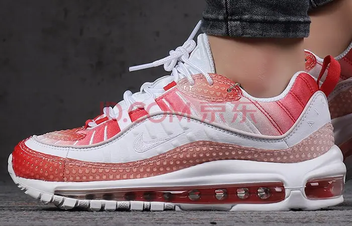 Giày Nike Air Max 98 Bubble Pack Track Red CI7379-600 - Ảnh 3