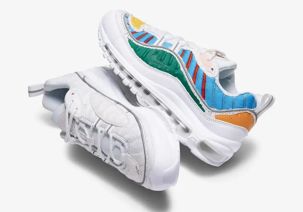 Giày Nike Air Max 98 Cut Away White CJ0634-101 - Ảnh 3