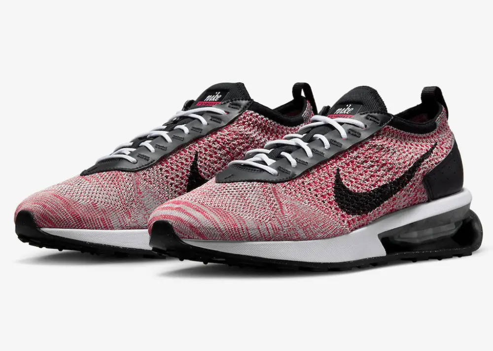 Giày Nike Air Max Flyknit Racer Next Nature 'Red Grey' FD2764-600 - Ảnh 4