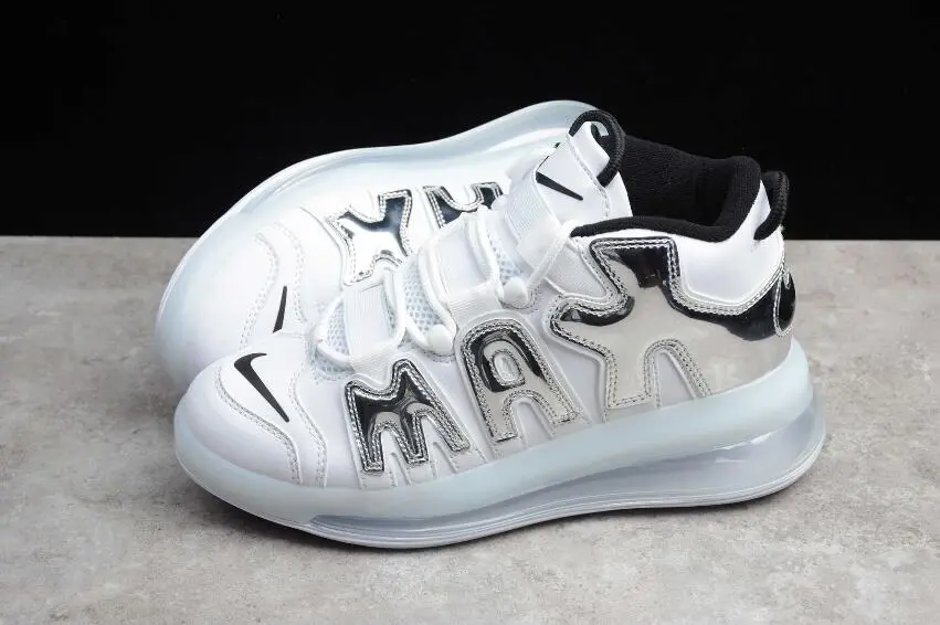 Giày Nike Air More Uptempo 720 QS 'Chrome' BQ7668-100 - Ảnh 5