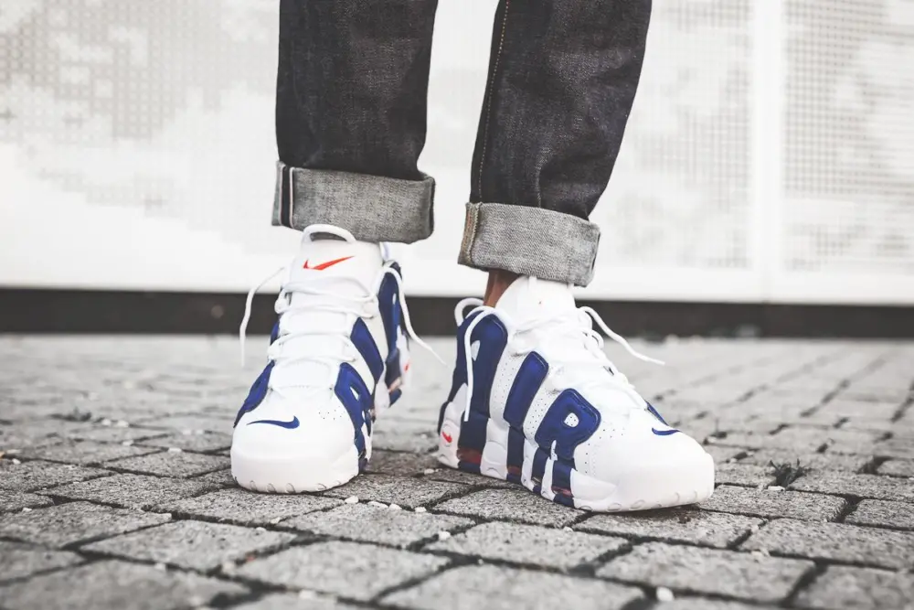 Giày Nike Air More Uptempo 'Knicks' 921948-101 - Ảnh 3