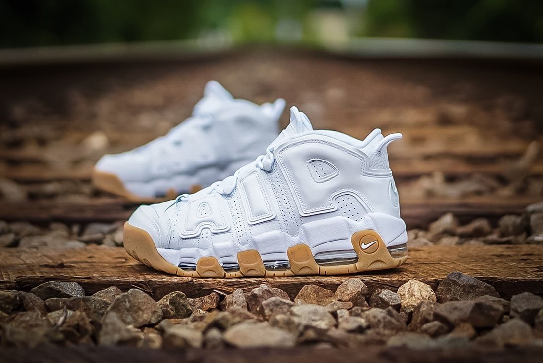Giày Nike Air More Uptempo GS 'White Gum' 415082-101 - Ảnh 3