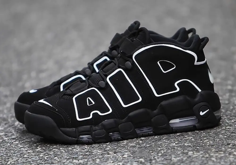 Giày Nike Air More Uptempo 'Black White' 414962-002 - Ảnh 6