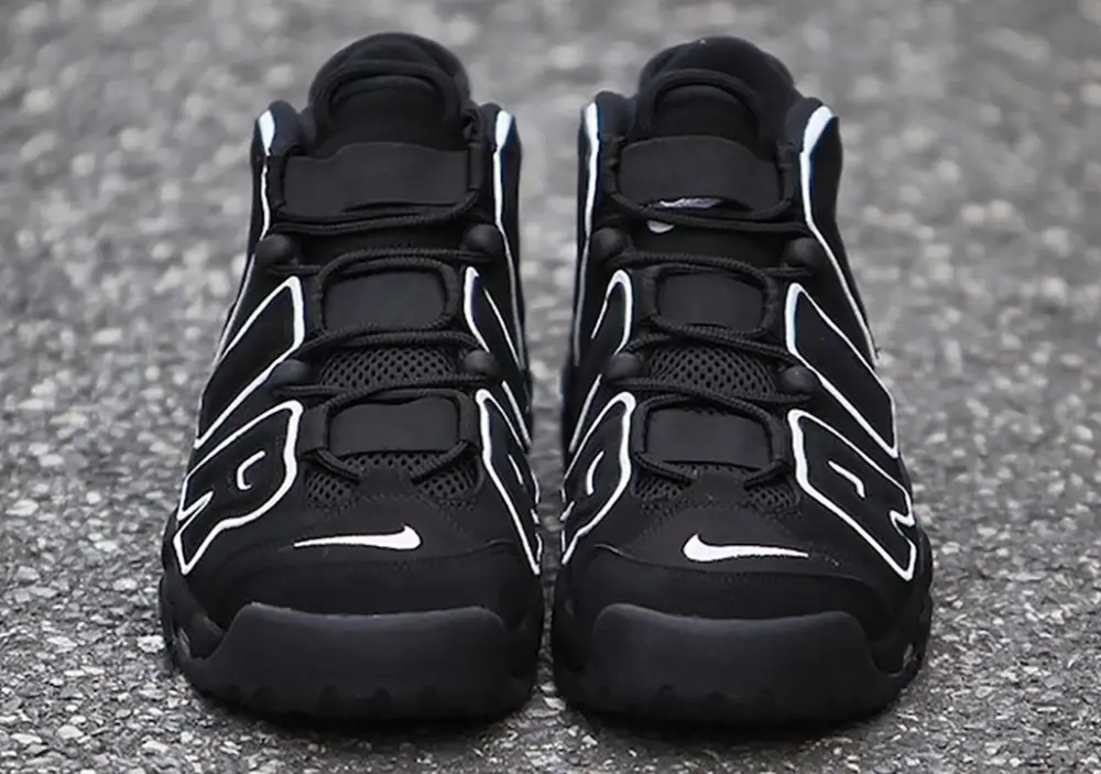 Giày Nike Air More Uptempo 'Black White' 414962-002 - Ảnh 5