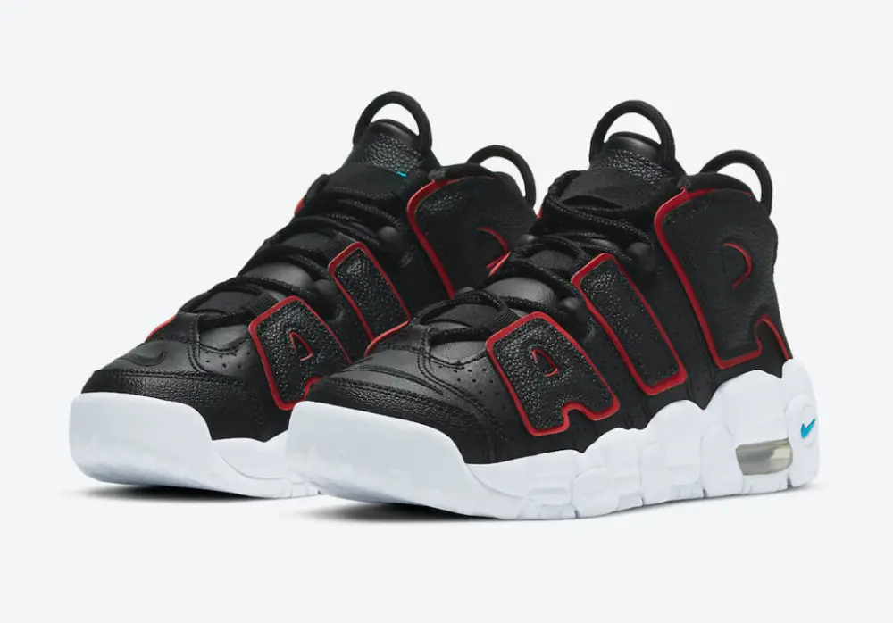 Giày Nike Air More Uptempo GS 'Bred' DJ4610-001 - Ảnh 3