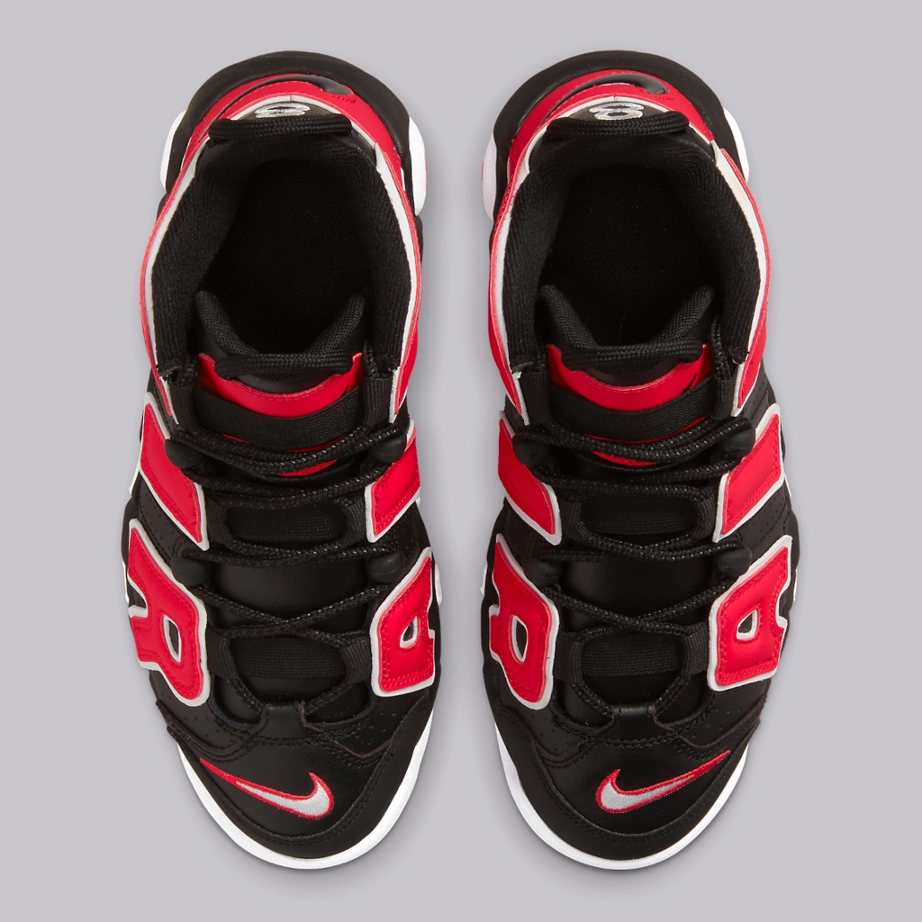 Giày Nike Air More Uptempo GS 'Black University Red' DM3190-001 - Ảnh 4