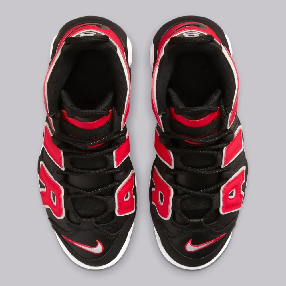 Giày Nike Air More Uptempo GS 'Black University Red' DM3190-001 - Ảnh 4