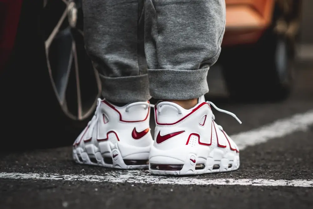 Giày Nike Air More Uptempo 'White Varsity Red' 921948-102 - Ảnh 6