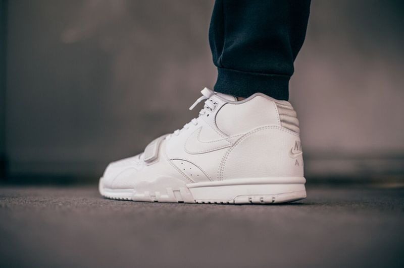 Giày Nike Air Trainer 1 Fragment 'White Wolf Grey' 806942-110 - Ảnh 8