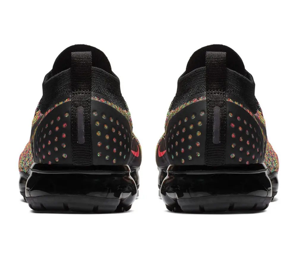 Giày Nike Wmns Air VaporMax Flyknit 2 'Black Multicolor' 942843-015 - Ảnh 4
