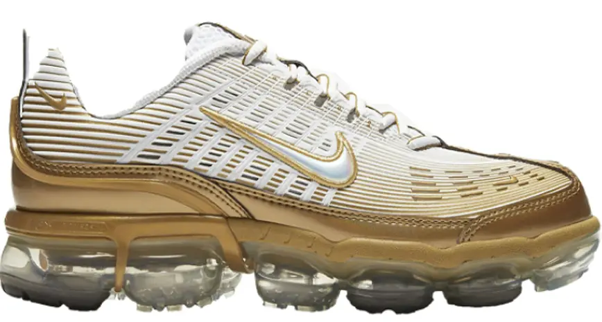 Giày Nike Air VaporMax 360 White Metallic Gold (W) CK9670-101