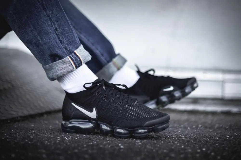 Giày Nike Air VaporMax Flyknit 2 'Black' 942842-001 - Ảnh 5
