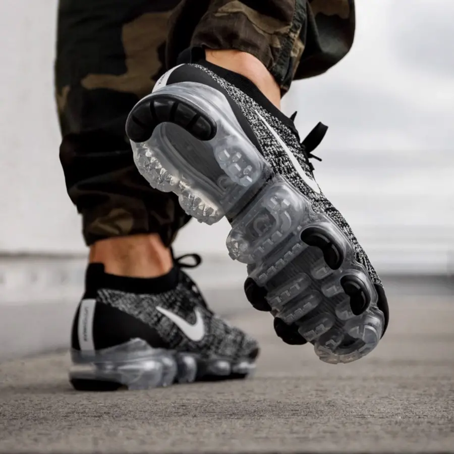 Giày Nike Air VaporMax Flyknit 3 'Oreo' AJ6900-002 - Ảnh 7