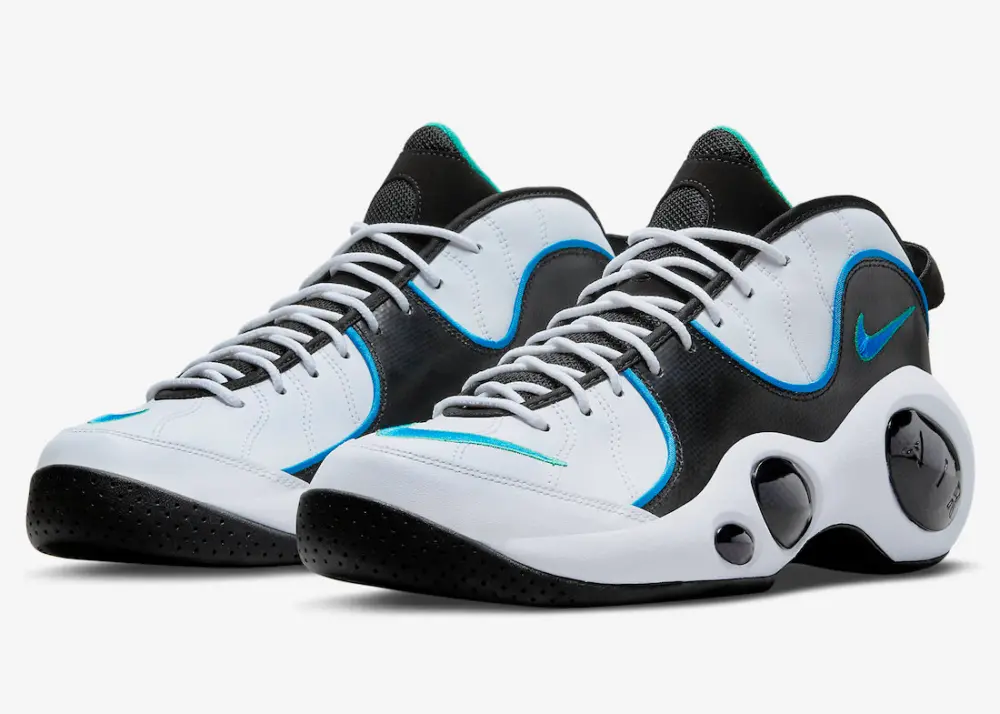 Giày Nike Air Zoom Flight 95 White Photo Blue DM0524-100 - Ảnh 4