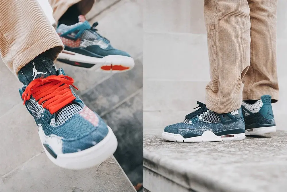 Giày Nike Air Jordan 4 Retro SE Sashiko CW0898-400 - Ảnh 3