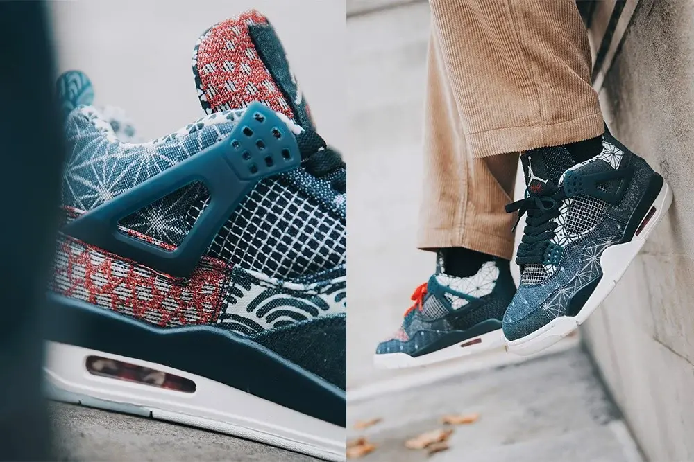 Giày Nike Air Jordan 4 Retro SE Sashiko CW0898-400 - Ảnh 4