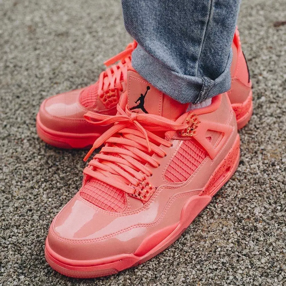 Giày Nike Wmns Air Jordan 4 Retro NRG 'Hot Punch' AQ9128-600 - Ảnh 6