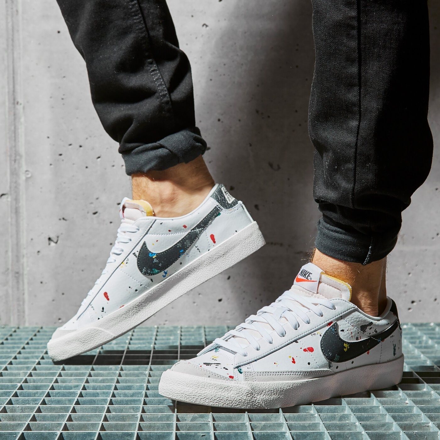 Giày Nike Blazer Low '77 'Paint Splatter' DJ1517-100 - Ảnh 5